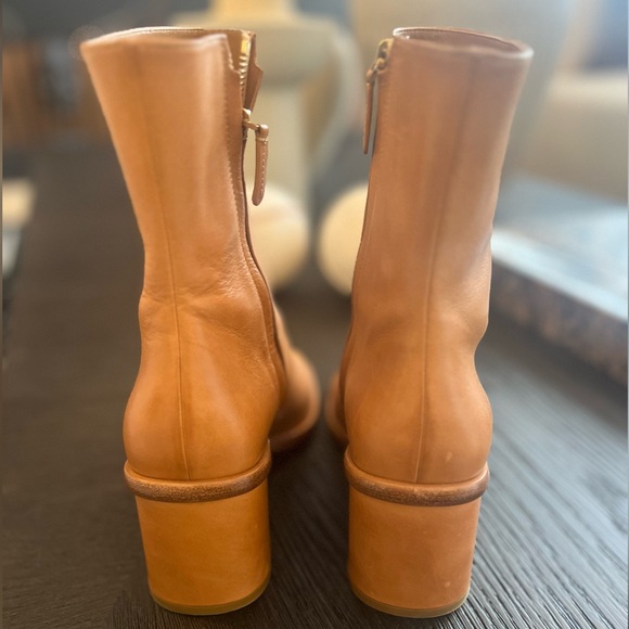 Chloe Meganne Leather Ankle Boots Size 39 - Picture 7 of 14